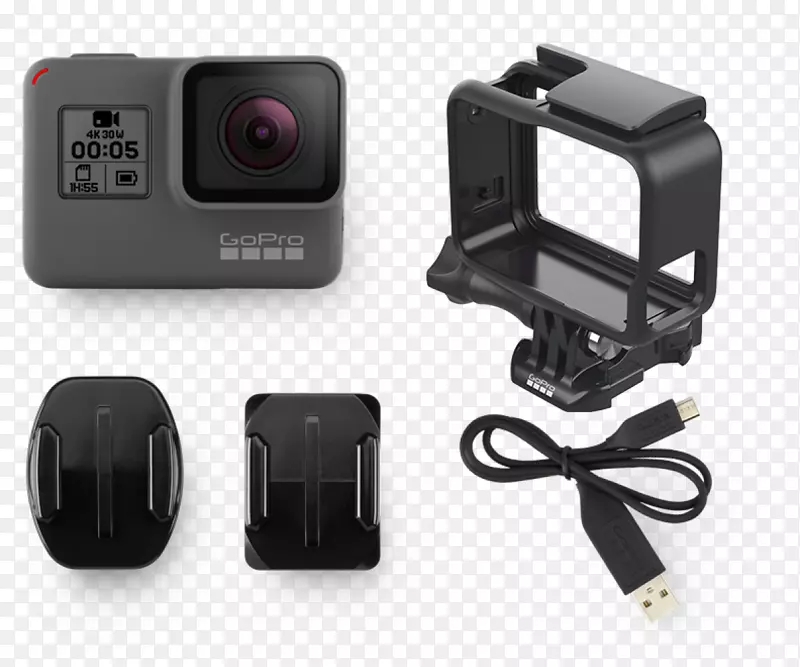 GoPro英雄5黑色4k分辨率动作相机-GoPro