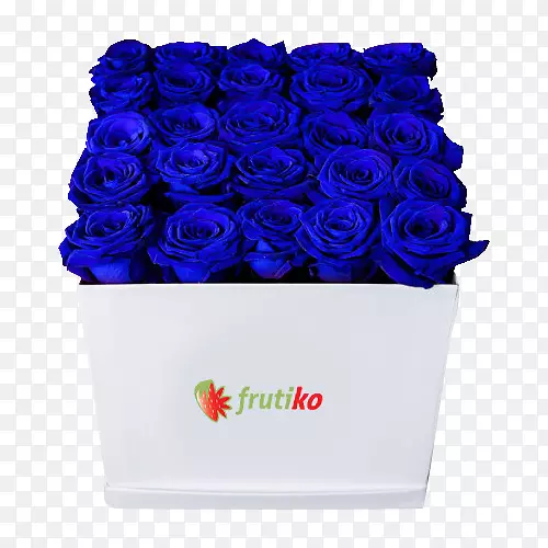 蓝玫瑰花园玫瑰切花盒玫瑰