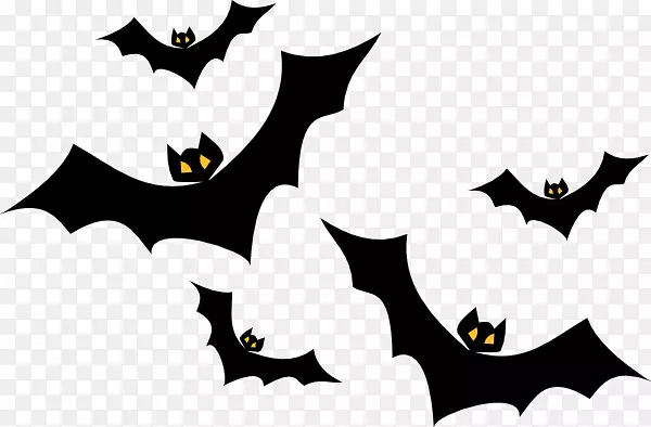 蝙蝠万圣节剪贴画-万圣节蝙蝠图片