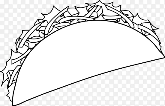 墨西哥塔科美食墨西哥玉米煎饼夹艺术墨西哥卷