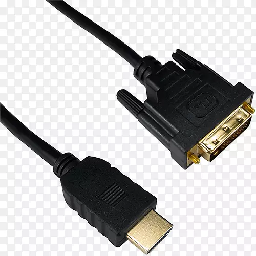 png数字视频数字视觉接口HDMI VGA连接器.计算机电缆