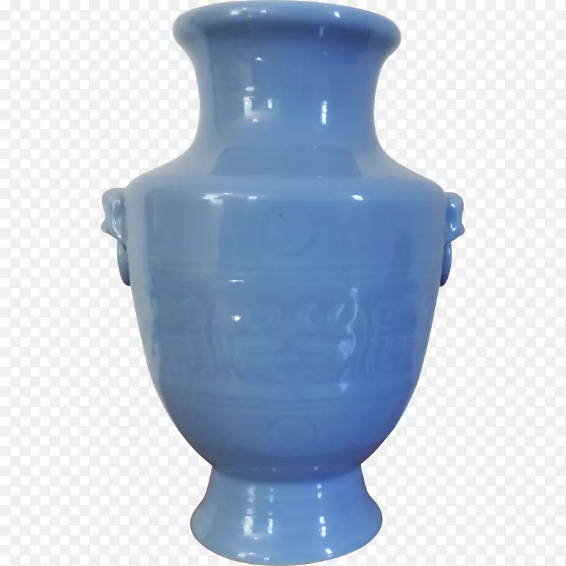 花瓶陶瓷钴蓝陶器