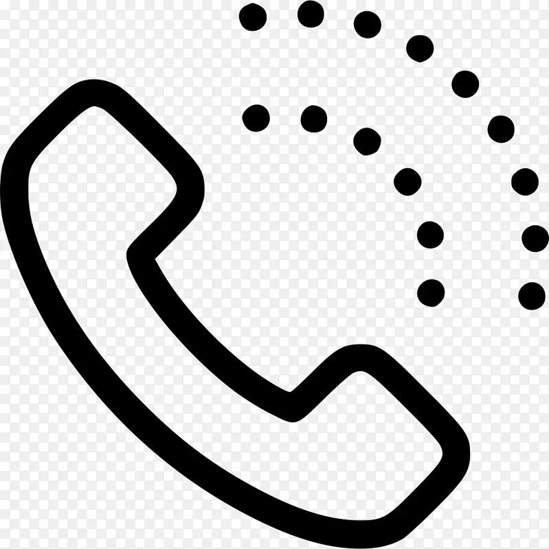 电话呼叫计算机图标可伸缩图形电话号码联系剪贴器