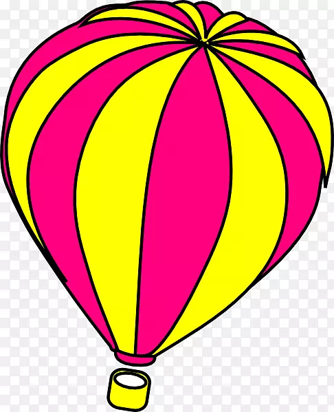 热气球剪贴画图像.空气气球