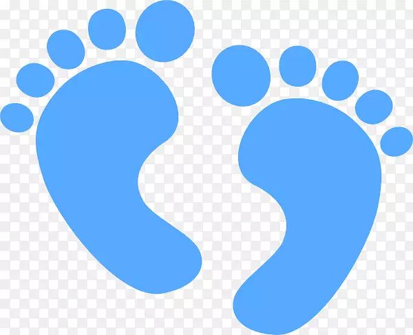 剪贴画婴儿png图片足迹.儿童脚印