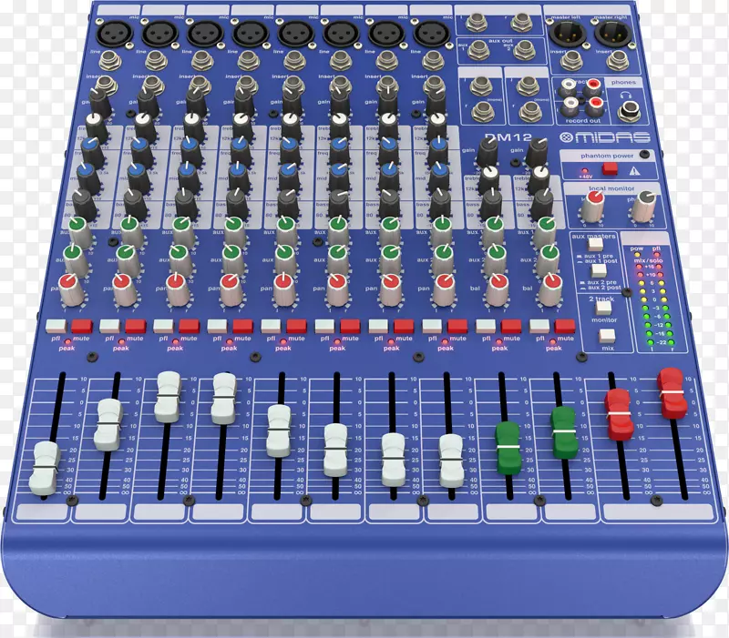 音频混音器MIDAS控制台录制演播室数字混合控制台