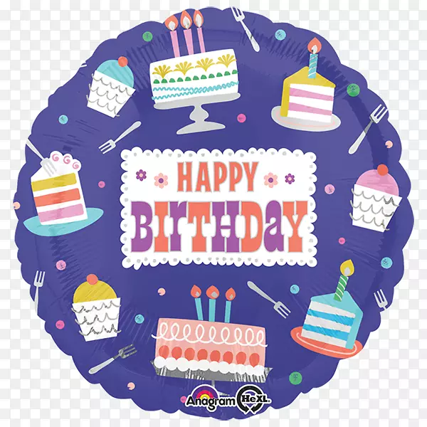 生日蛋糕玩具气球派对-生日