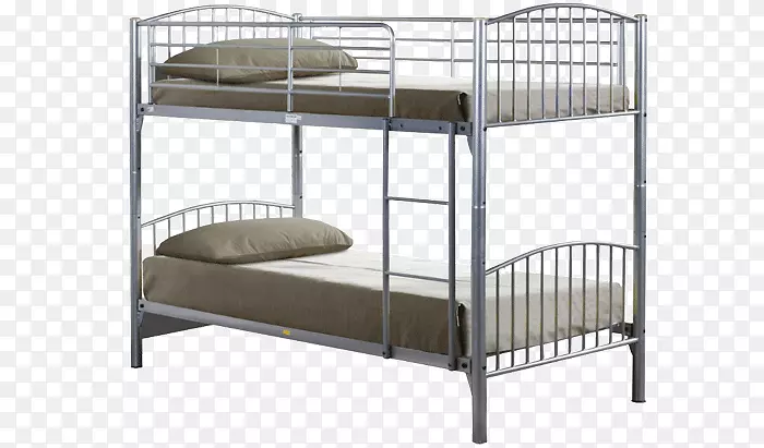 床架双层床金属床垫床
