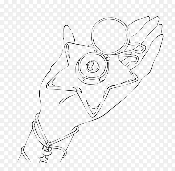 绘画素描的线条艺术作品