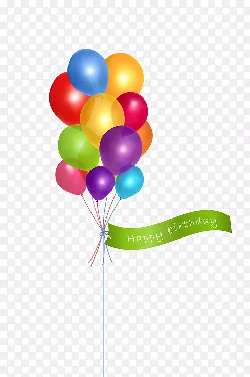 生日玩具气球剪贴画派对-生日