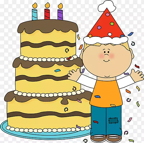 生日蛋糕五彩蛋糕剪贴画-生日蛋糕剪贴画