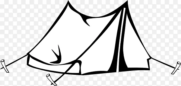 帐篷野营夹艺术.帐篷轮廓部分