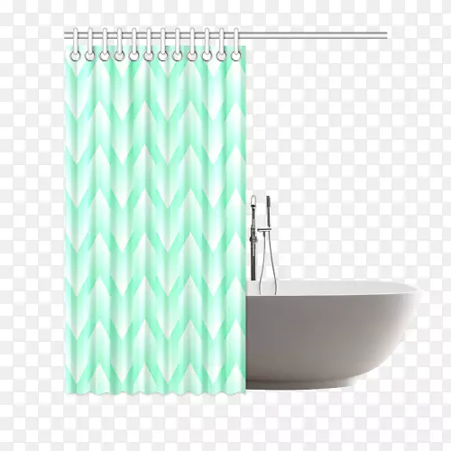 产品设计幕布角沙滩浴室-浴帘