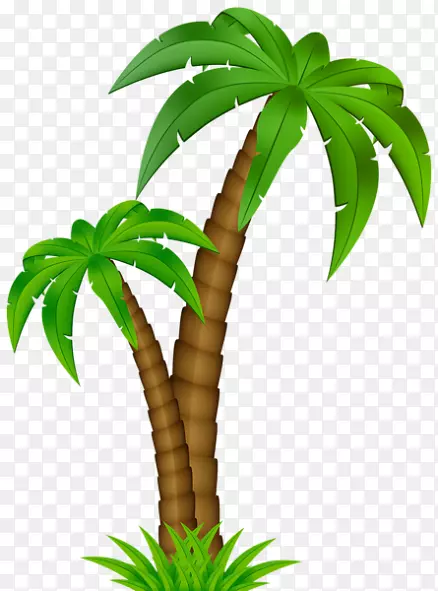 椰子树png图片剪辑艺术图形.椰子
