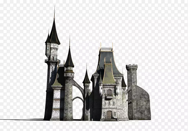 中世纪建筑艺术形象城堡-城堡