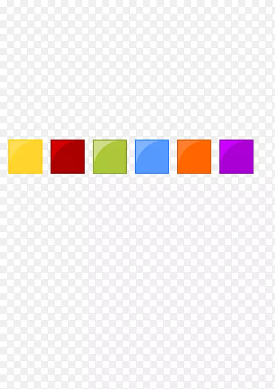 彩色电脑图标桌面壁纸方形剪贴画