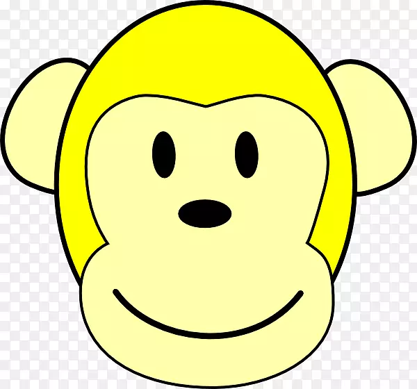 猴子绘画剪贴画-猴子