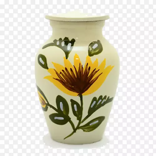 花瓶陶瓷陶器花盆向日葵园