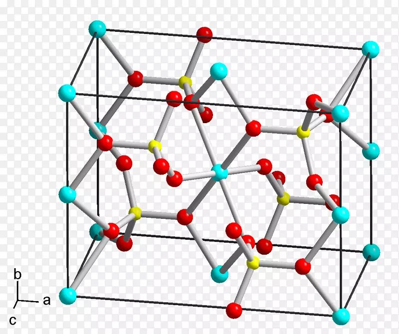 硫酸铜晶体结构-水