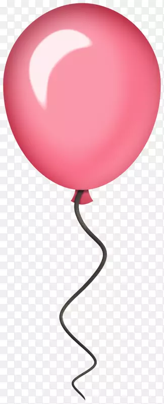 剪贴画生日气球开放部分-生日