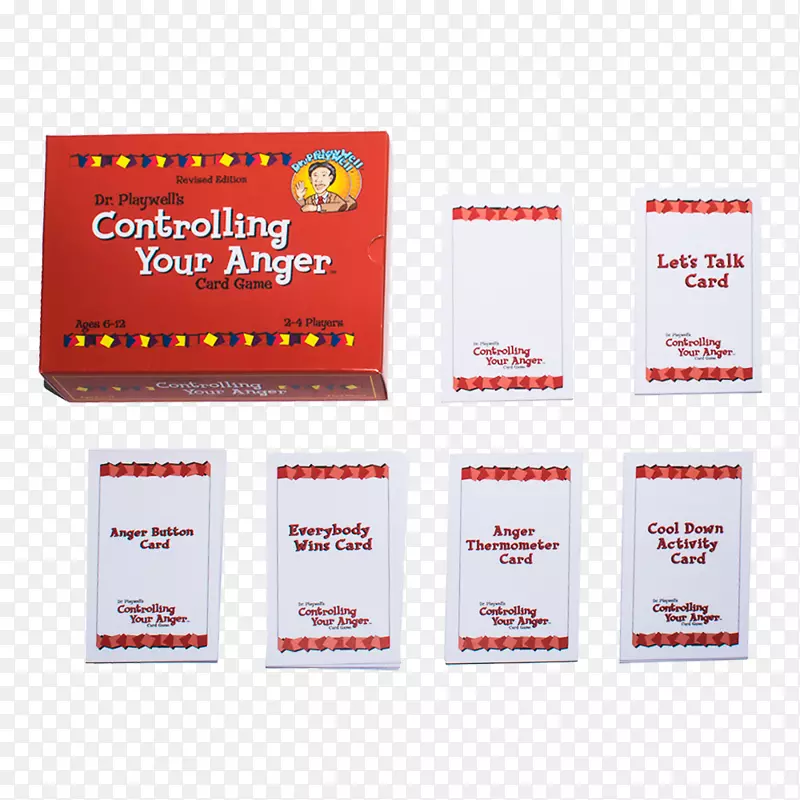 愤怒管理玩纸牌游戏愤怒工作簿-儿童医生