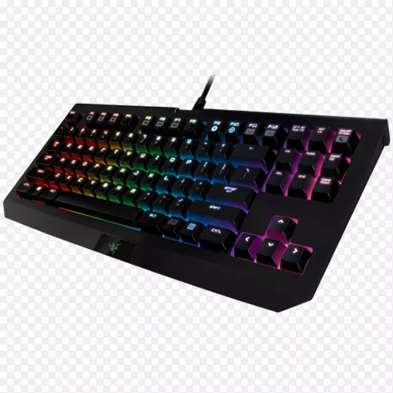 电脑键盘Razer BlackWidow chroma v2电脑鼠标游戏键盘-电脑鼠标