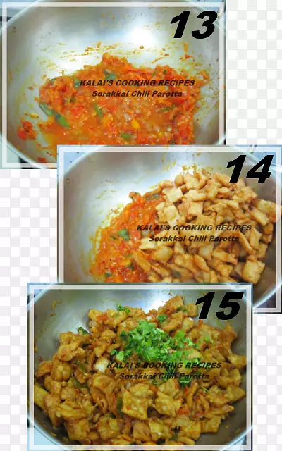 素食料理印度菜食谱配菜-葫芦