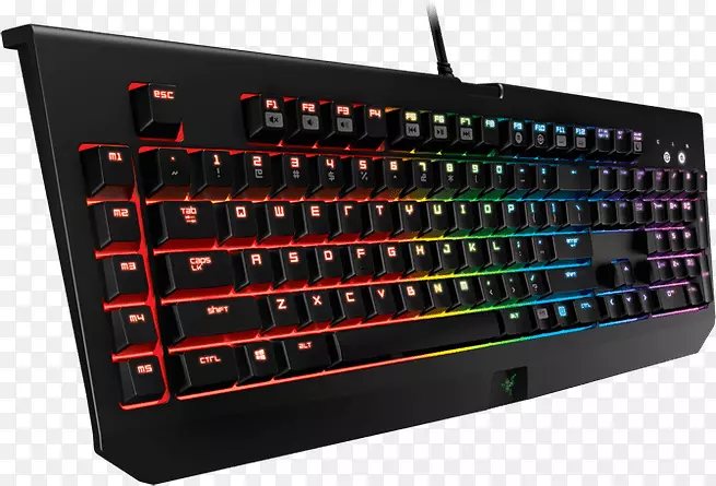 电脑键盘Razer BlackWidow chroma v2游戏键盘Razer BlackWidow x锦标赛版色度-游戏键盘