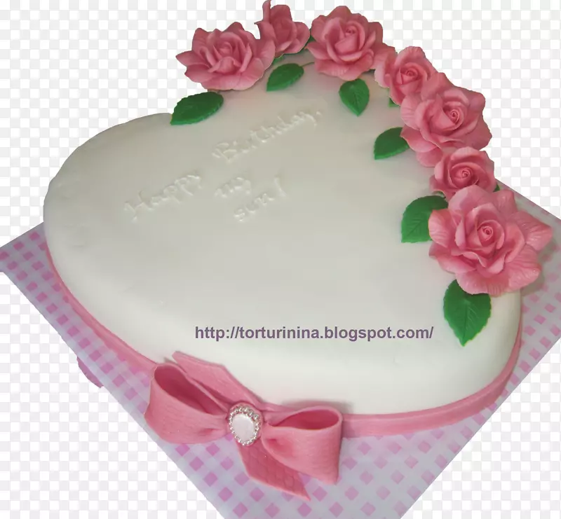 奶油糖蛋糕装饰生日蛋糕-蛋糕