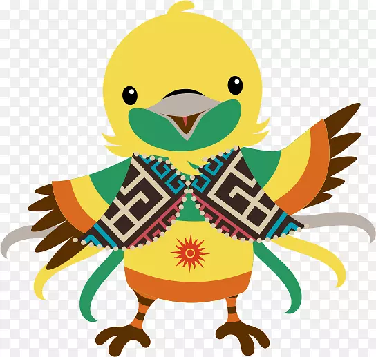 2018年印尼吉祥物更大天堂鸟运动亚洲运动会2018年