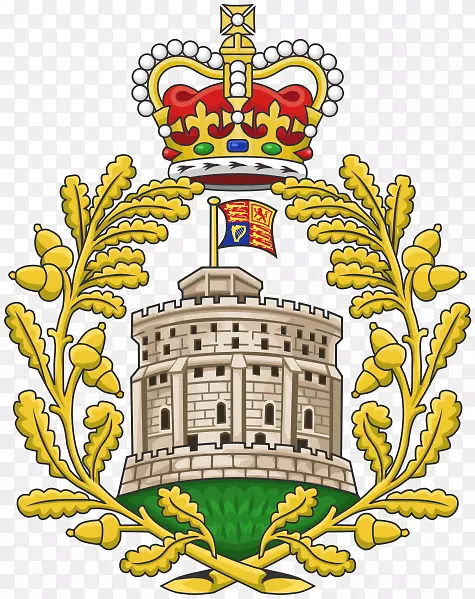 温莎宫，英国王室的皇家军徽-温莎城堡