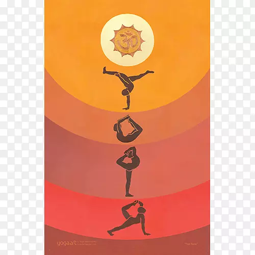 Asana瑜伽海报打印图-瑜伽