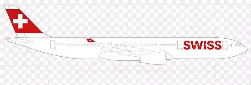 瑞士国际航线空中客车A 340空客A 330飞机-特别收藏