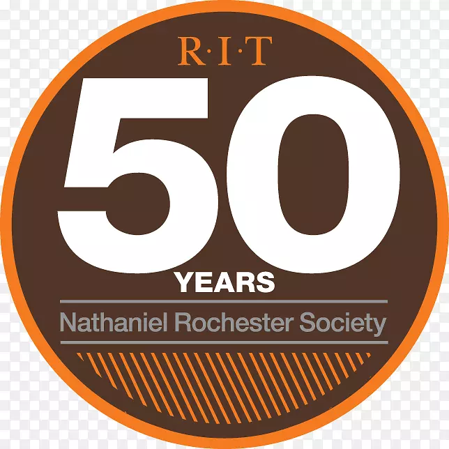 罗切斯特技术学院标志产品设计标签-成立50周年
