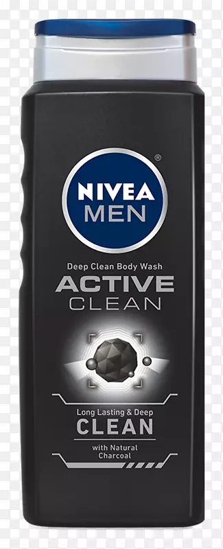 沐浴凝胶卫生Nivea洗发水-木炭粉