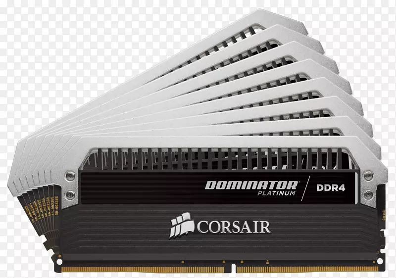 DDR 4 SDRAM DIMM Corsair部件占主导地位的白金DDR 4计算机存储器计算机