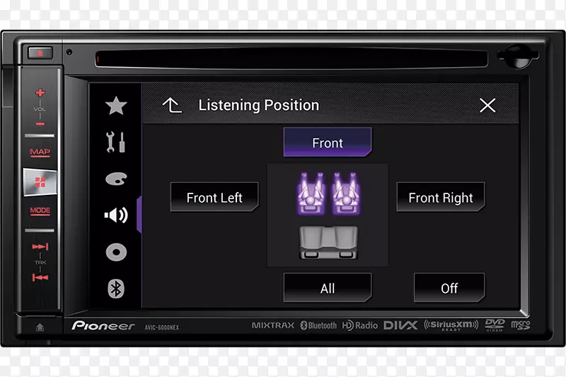 车载音频先锋公司触摸屏显示装置-gps定位