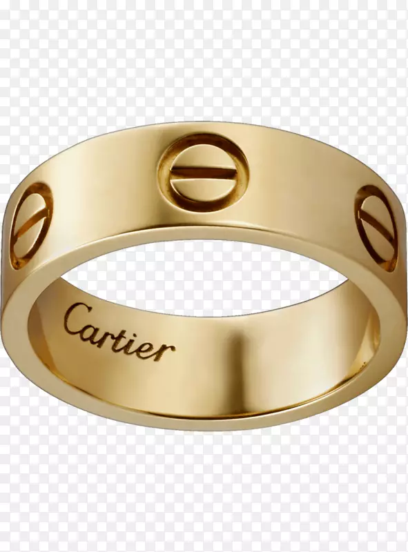 卡地亚戒指大小爱情手镯金戒指