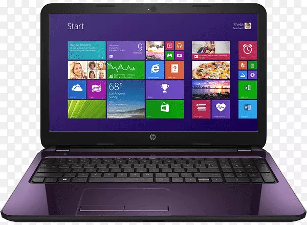 笔记本电脑惠普png图片硬盘驱动器惠普展馆-紫色显示盒