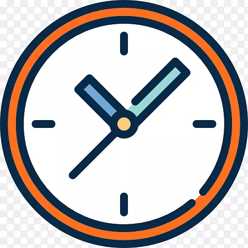 时钟定时器可伸缩图形工具计算机图标.时钟