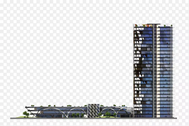 高层建筑商业建筑混合用途立面城市设计建筑