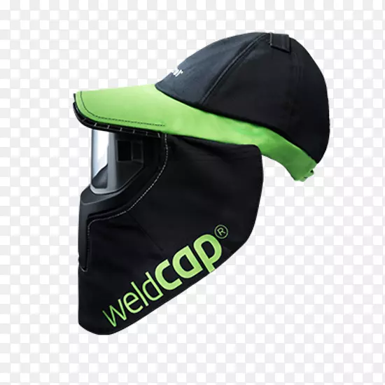 焊接头盔个人防护设备产品设计绿色头盔