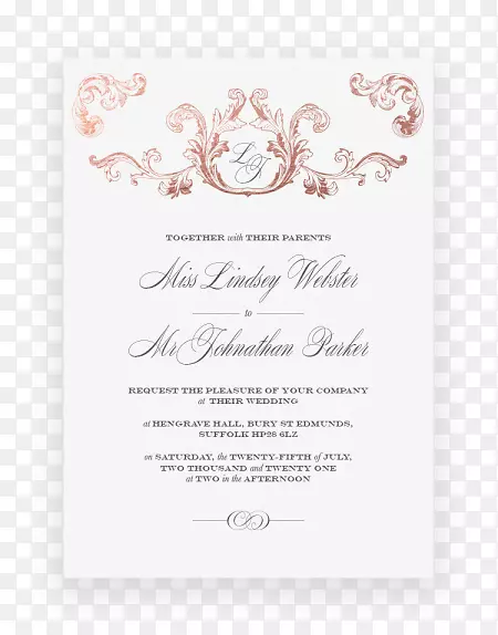 婚礼邀请函，信封，保存日期-结婚卡片模拟邀请。
