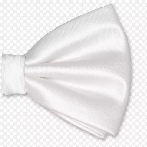 领带白色蝴蝶结缎丝绸材料