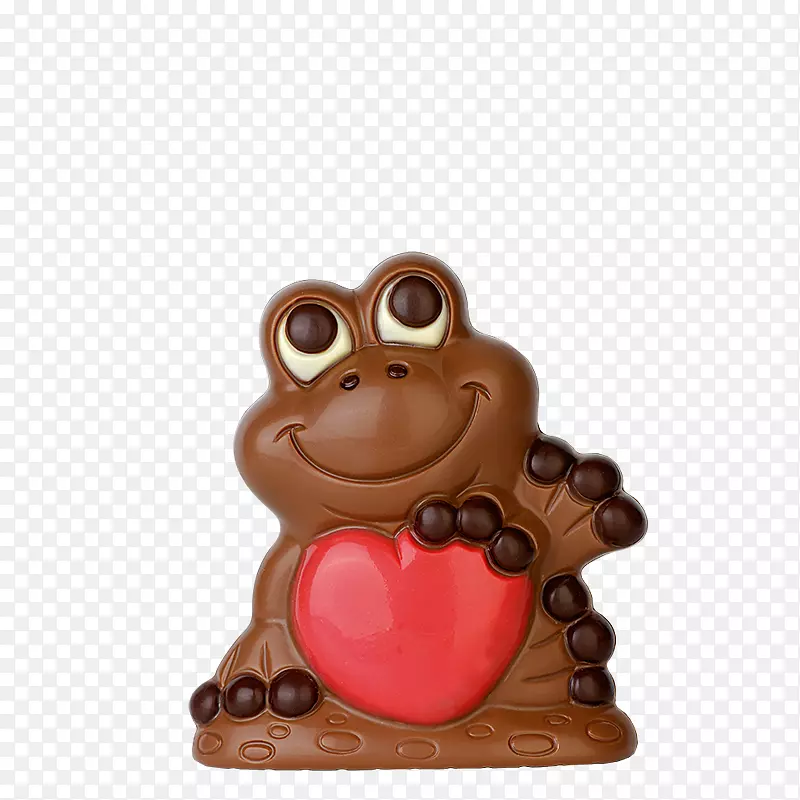 青蛙巧克力小雕像心脏大师