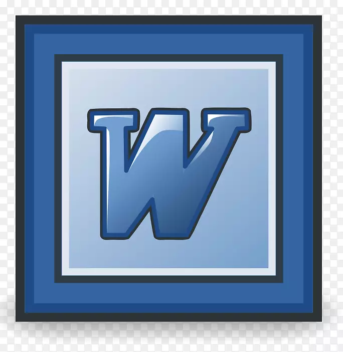 Microsoft Word计算机图标可伸缩图形计算机文件microsoft office-CreativeWordPNG图片素材下载_图片 ...