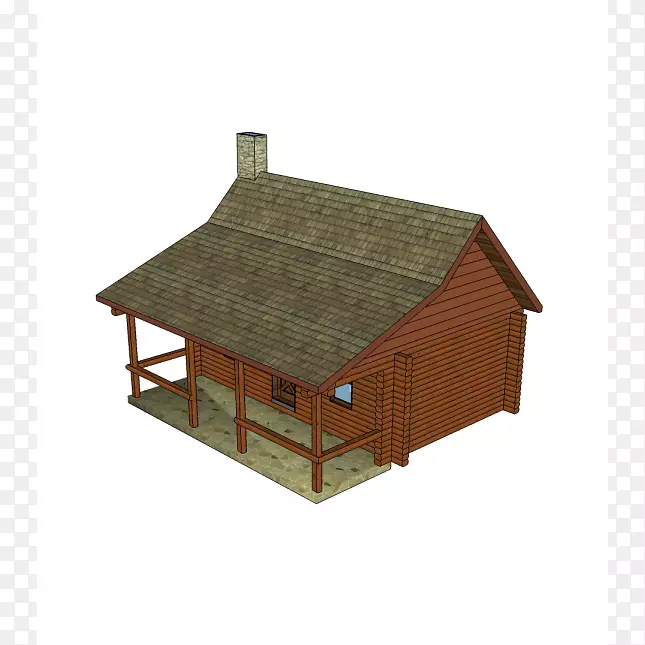 屋面产品设计-三维模型住宅