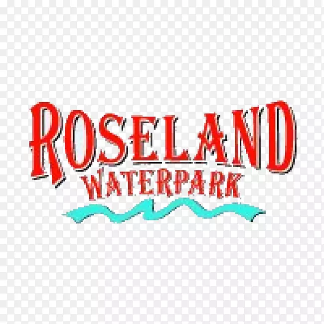 玫瑰园水上公园标志品牌字体水上公园-线
