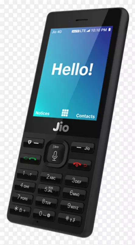 Jio India移动电话以4G-印度为特色
