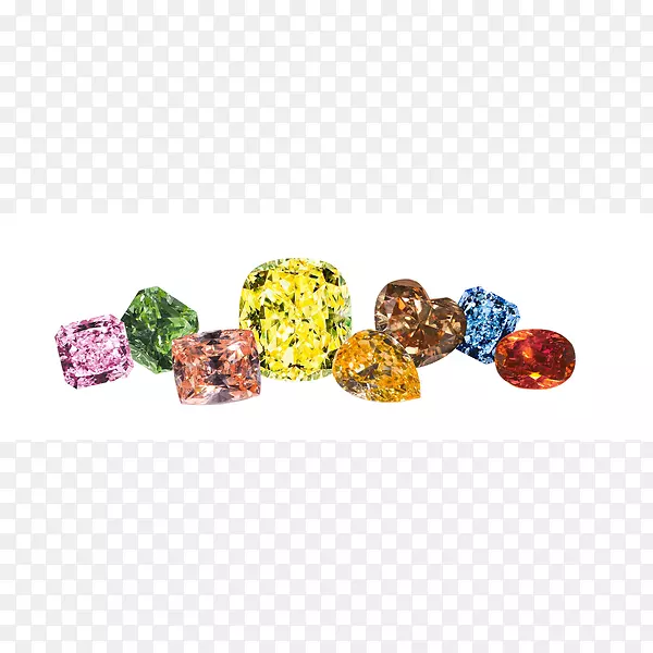 宝石钻石彩色钻石型克拉宝石